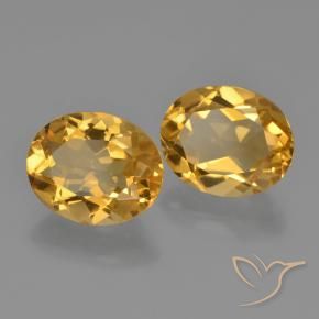 4.96 ct natürliche Dunkelgolden Citrin-Edelsteine, Oval, VVS