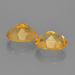 4,65 ct natürliche goldener Citrin-Edelsteine, Oval Schliff, VVS