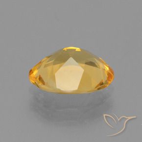9,17 ctw natürlicher gold-orange Citrin, Oval, VVS-VS