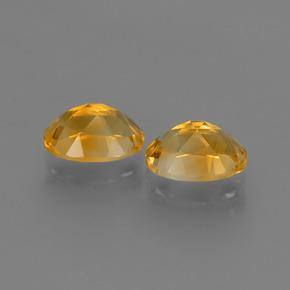 2,38 ct natürliche goldener Citrin-Edelsteine, Oval Schliff, VVS