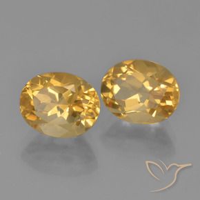 5.61 ct natürliche Orange-Gold Citrin-Edelsteine, Oval, VVS-VS