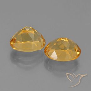 5.61 ct natürliche Orange-Gold Citrin-Edelsteine, Oval, VVS-VS