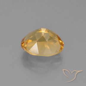 2,54 ctw natürlicher goldener Citrin, Oval Schliff, VVS