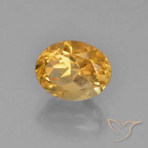 9,17 ctw natürlicher Orange-Gold Citrin, Oval, VVS-VS