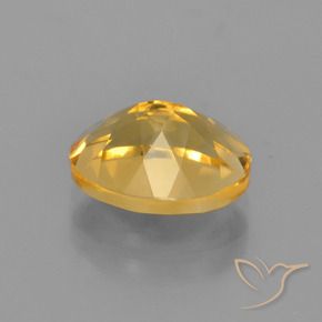 9,17 ctw natürlicher Tiefes Goldorange Citrin, Oval, VVS-VS
