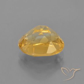 9,17 ctw natürlicher Mittel-Dunkelgold Citrin, Oval, VVS