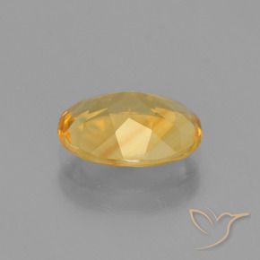 9,17 ctw natürlicher Mittelgold Citrin, Oval, VVS-VS