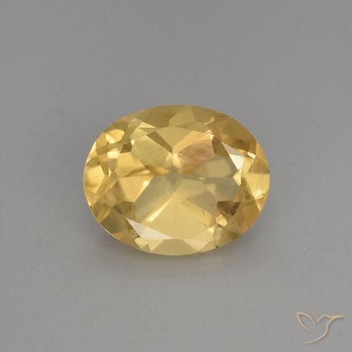 2.30ct Natürlicher Mittelgold Citrin, Oval, VS