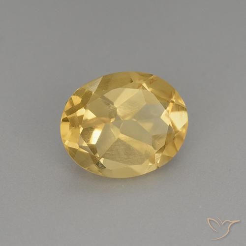9,17 ctw natürlicher Mittelgold Citrin, Oval, VS