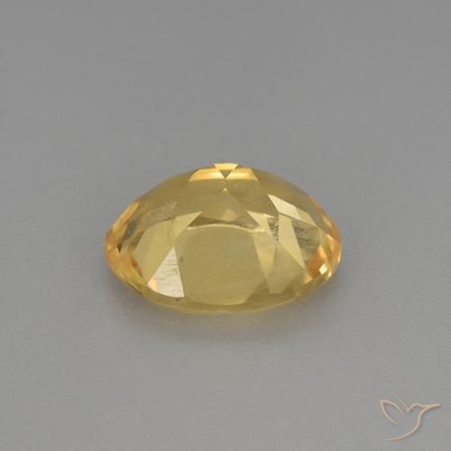 9,17 ctw natürlicher Mittelgold Citrin, Oval, VS