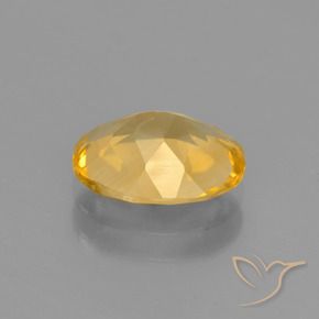 9,17 ctw natürlicher Golden Citrin, Oval, VVS-VS