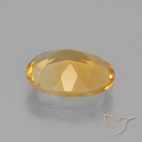 9,17 ctw natürlicher Mittel-Dunkelgold Citrin, Oval, VS