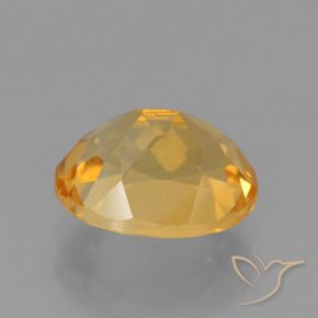 9,17 ctw natürlicher Tiefes Goldorange Citrin, Oval, VS