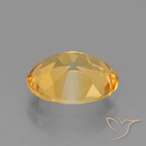 9,17 ctw natürlicher Mittelgold Citrin, Oval, VVS-VS