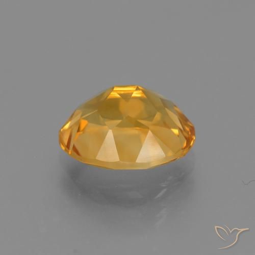 9,17 ctw natürlicher Mittelorange Citrin, Oval, VVS-VS