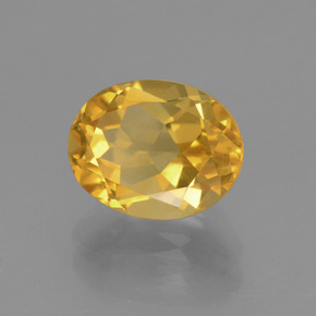 2,80 ctw natürlicher goldener Citrin, Oval Schliff, VVS-VS