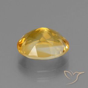 9,17 ctw natürlicher gold-orange Citrin, Oval, VVS-VS