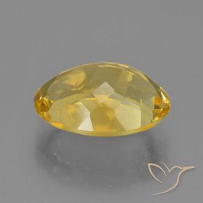 9,17 ctw natürlicher Golden Citrin, Oval, VVS