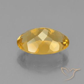 9,17 ctw natürlicher gold-orange Citrin, Oval, VVS