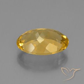 9,17 ctw natürlicher gold-orange Citrin, Oval, VVS