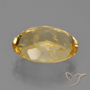 9,17 ctw natürlicher Golden Citrin, Oval, VVS
