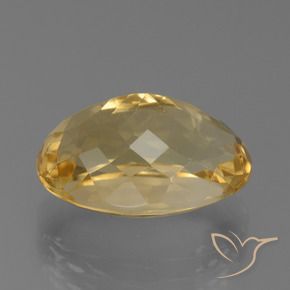 9,17 ctw natürlicher gold-orange Citrin, Oval, VVS