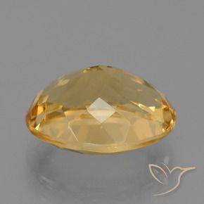 9,17 ctw natürlicher Mittel-Dunkelgold Citrin, Oval, VVS