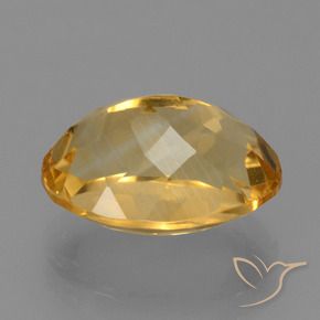 9,17 ctw natürlicher Tiefes Goldorange Citrin, Oval, VVS