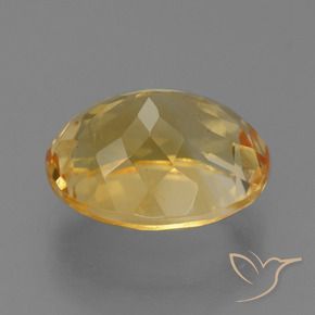 9,17 ctw natürlicher Tiefes Goldorange Citrin, Oval, VS