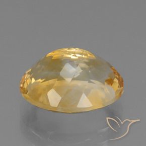 9,17 ctw natürlicher Golden Citrin, Oval, VVS-VS