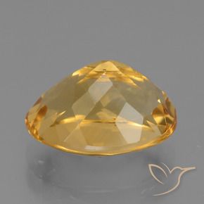 9,17 ctw natürlicher Mittel-Dunkelgold Citrin, Oval, VVS