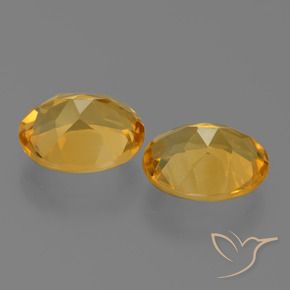 3.04 ct natürliche Dunkelgolden Citrin-Edelsteine, Oval, VS