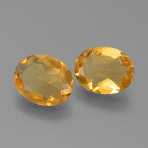 4,75 ct natürliche goldener Citrin-Edelsteine, Oval Schliff, VS