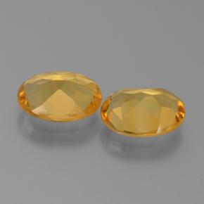 4,75 ct natürliche goldener Citrin-Edelsteine, Oval Schliff, VS