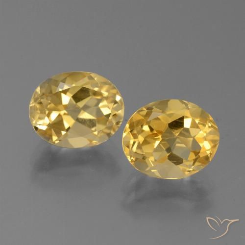 5.09ctw Natürlicher Mittleres Gold Citrin, Oval, VVS