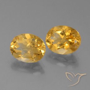 4.73 ct natürliche Dunkelgolden Citrin-Edelsteine, Oval, VVS-VS