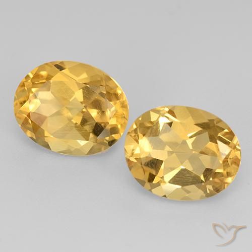 5.11 ct natürliche Golden Citrin-Edelsteine, Oval, VVS-VS