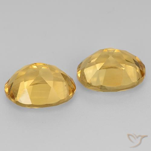 5.11 ct natürliche Golden Citrin-Edelsteine, Oval, VVS-VS