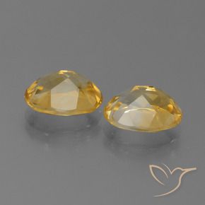 4.46 ct natürliche gold-orange Citrin-Edelsteine, Oval, VVS-VS