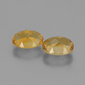 2,33 ct natürliche goldener Citrin-Edelsteine, Oval Schliff, VVS