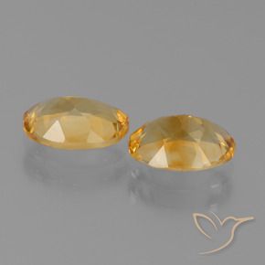 1.93 ct natürliche Tiefes Orange-Gold Citrin-Edelsteine, Oval Schliff, VVS