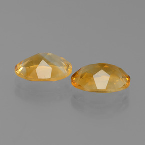 1.99 ct natürliche Tiefes Orange-Gold Citrin-Edelsteine, Oval Schliff, VVS-VS