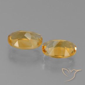 2.15 ct natürliche Dunkelgolden Citrin-Edelsteine, Oval, VVS-VS