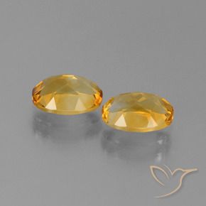 2,35 ct natürliche goldener Citrin-Edelsteine, Oval Schliff, VVS