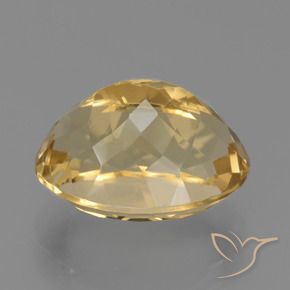 9,17 ctw natürlicher Mittel-Dunkelgold Citrin, Oval, VVS