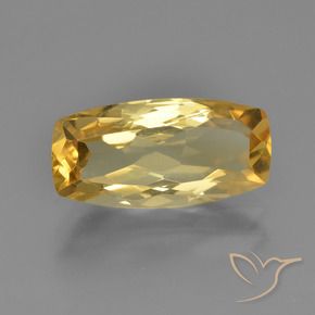 9,17 ctw natürlicher gold-orange Citrin, Kissen, VVS
