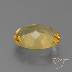 9,17 ctw natürlicher gold-orange Citrin, Oval, VVS