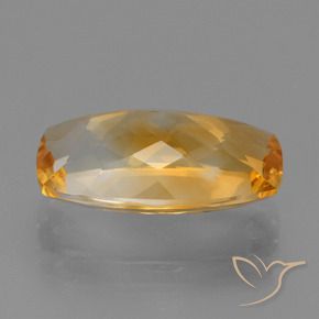 9,17 ctw natürlicher Dunkelorange-Gold Citrin, Kissen, VVS