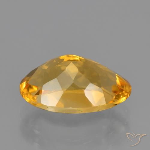 9,17 ctw natürlicher Mittel-Dunkelgold Citrin, Oval, VS