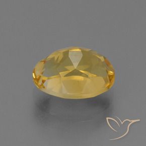 9,17 ctw natürlicher Tiefes Goldorange Citrin, Oval, VVS